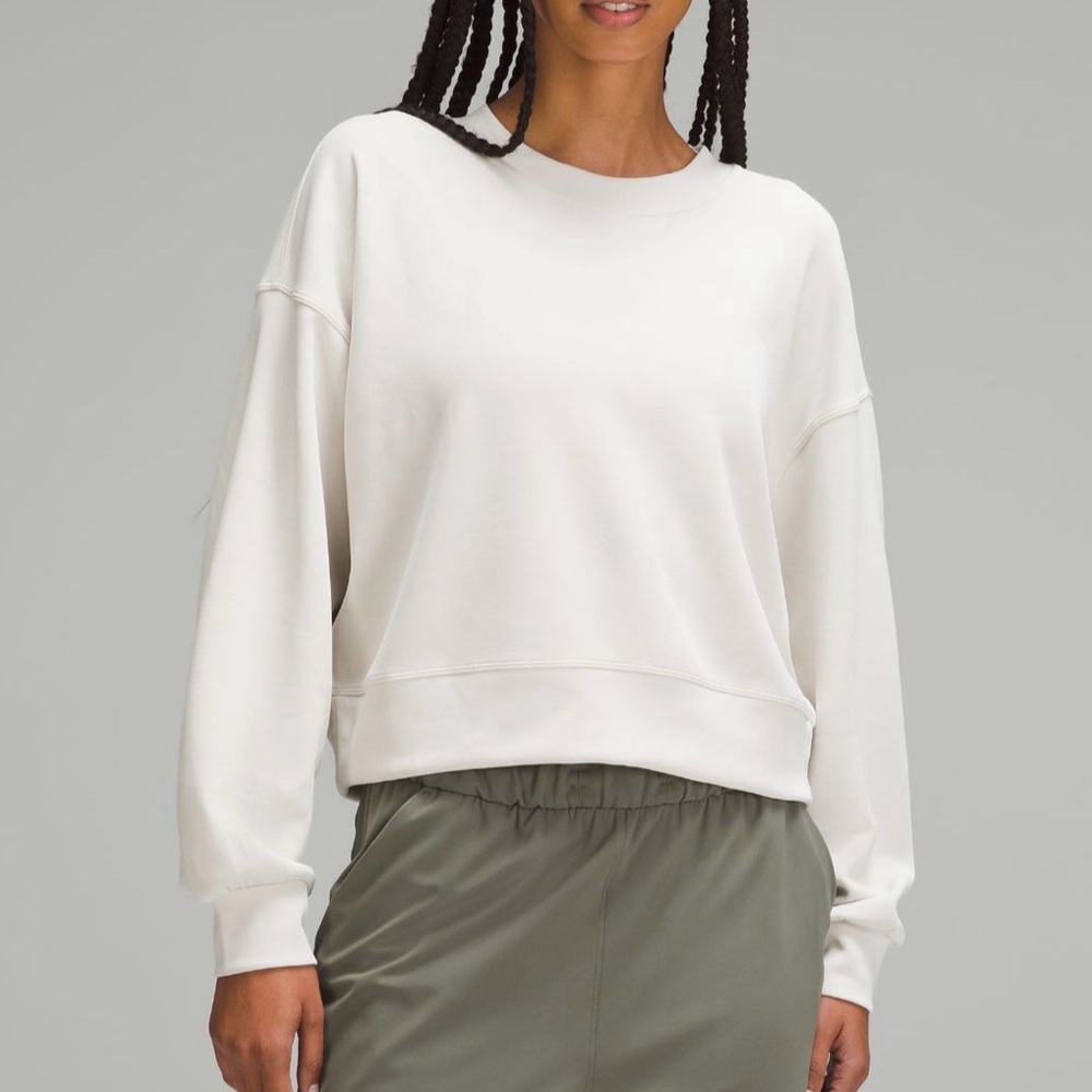 Lululemon Softstreme Perfectly Oversized Cropped Sweater New Like Condition